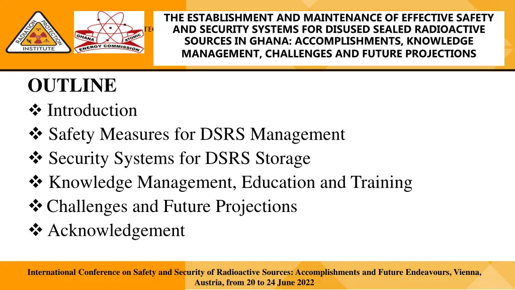 the establishment and maintenance of effective 1