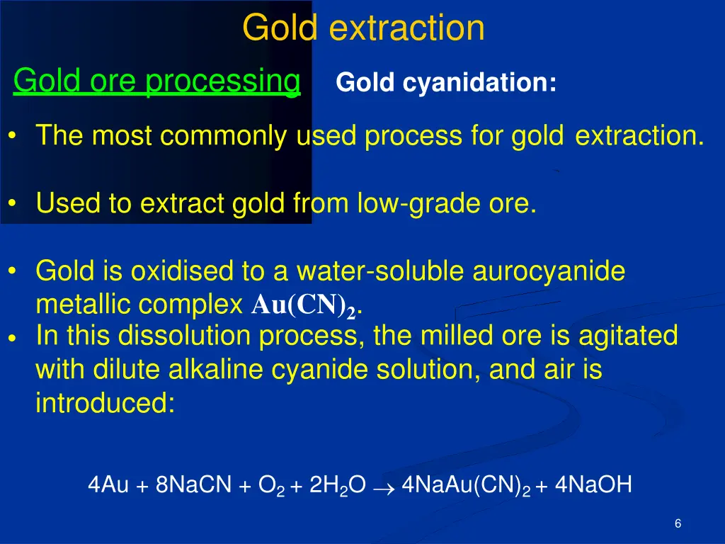 gold extraction 2