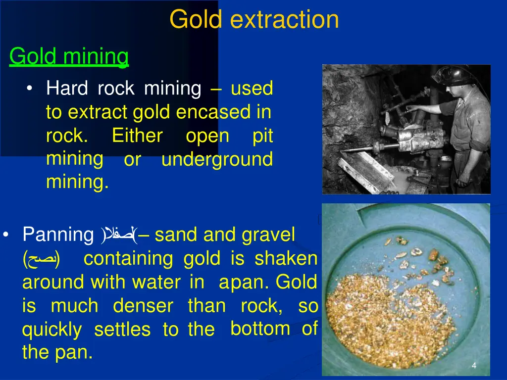 gold extraction