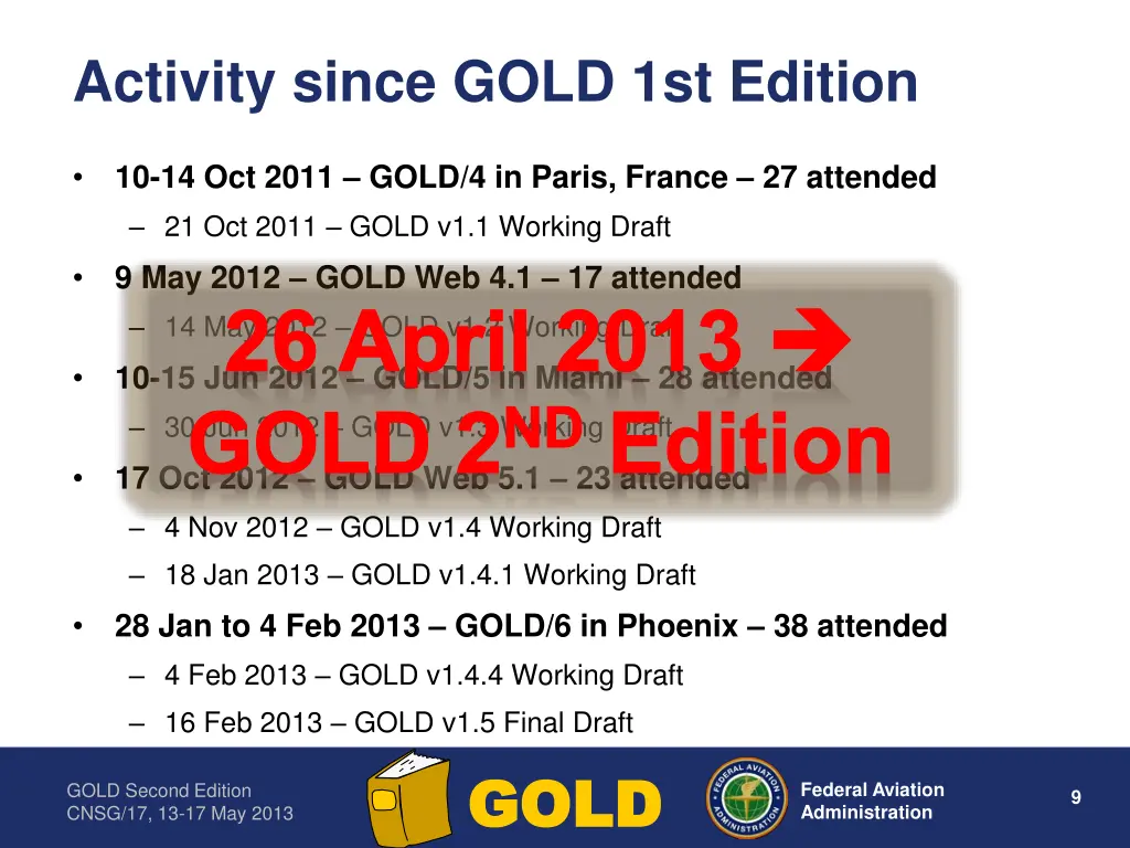 activity since gold 1st edition