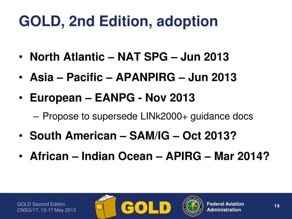 gold 2nd edition adoption