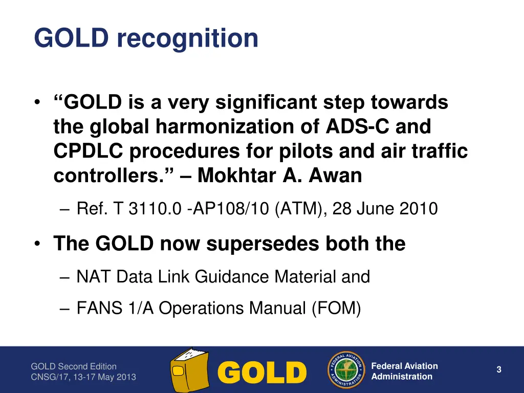 gold recognition