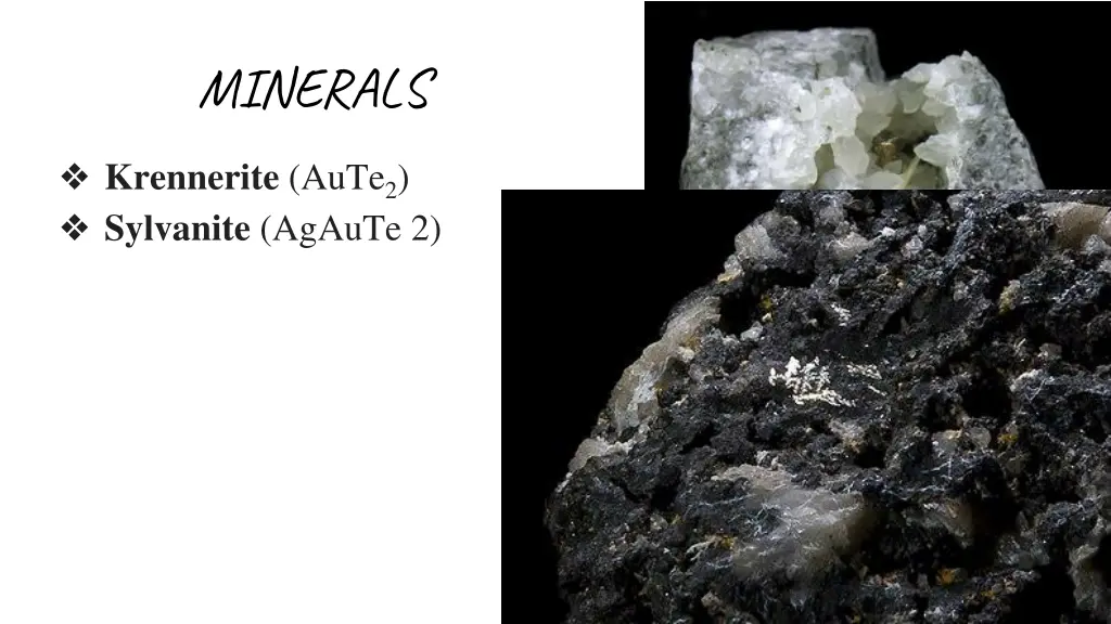 minerals