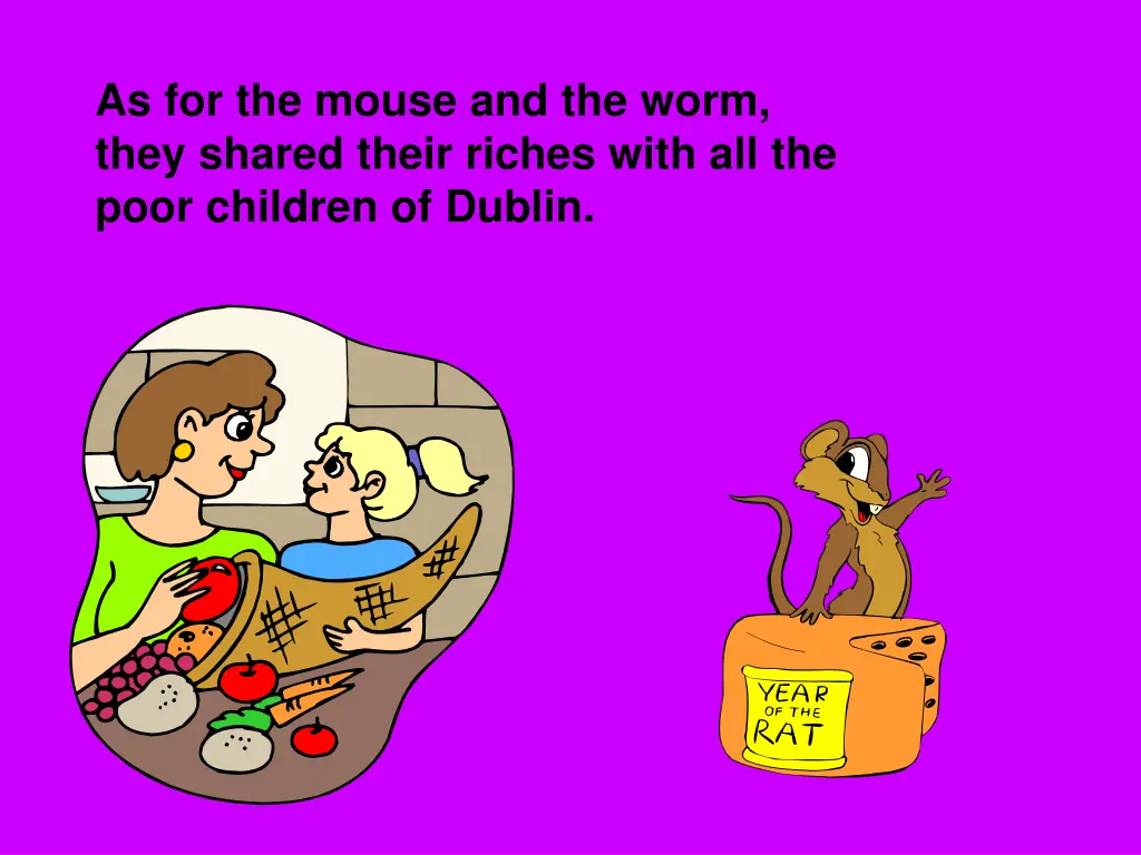 as for the mouse and the worm they shared their