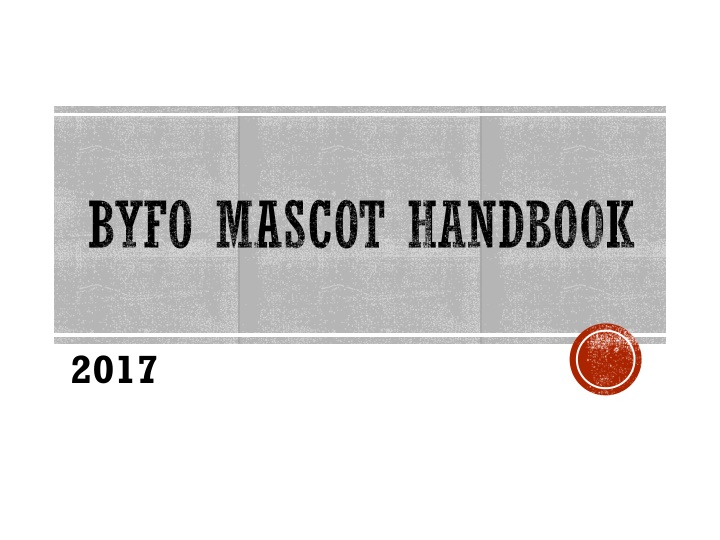 byfo mascot handbook