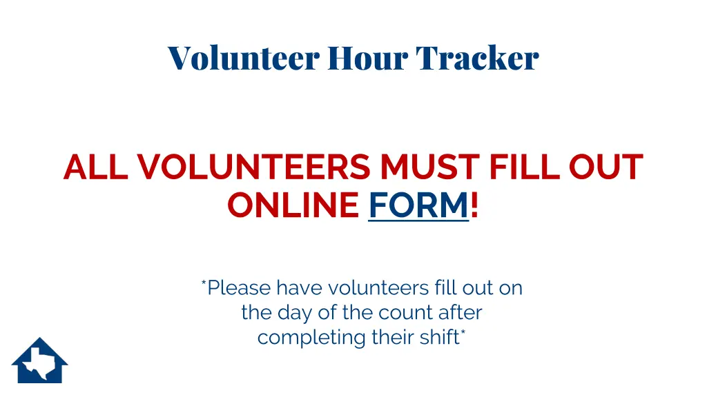 volunteer hour tracker