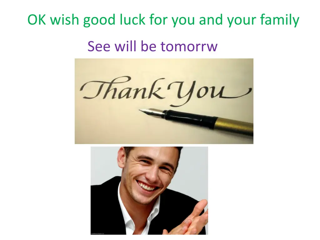 ok wish good luck for you and your family