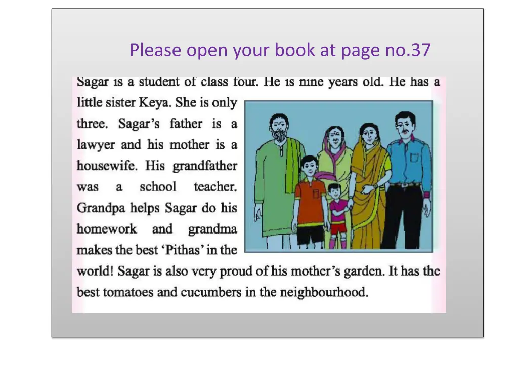 please open your book at page no 37