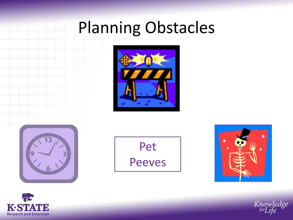 planning obstacles