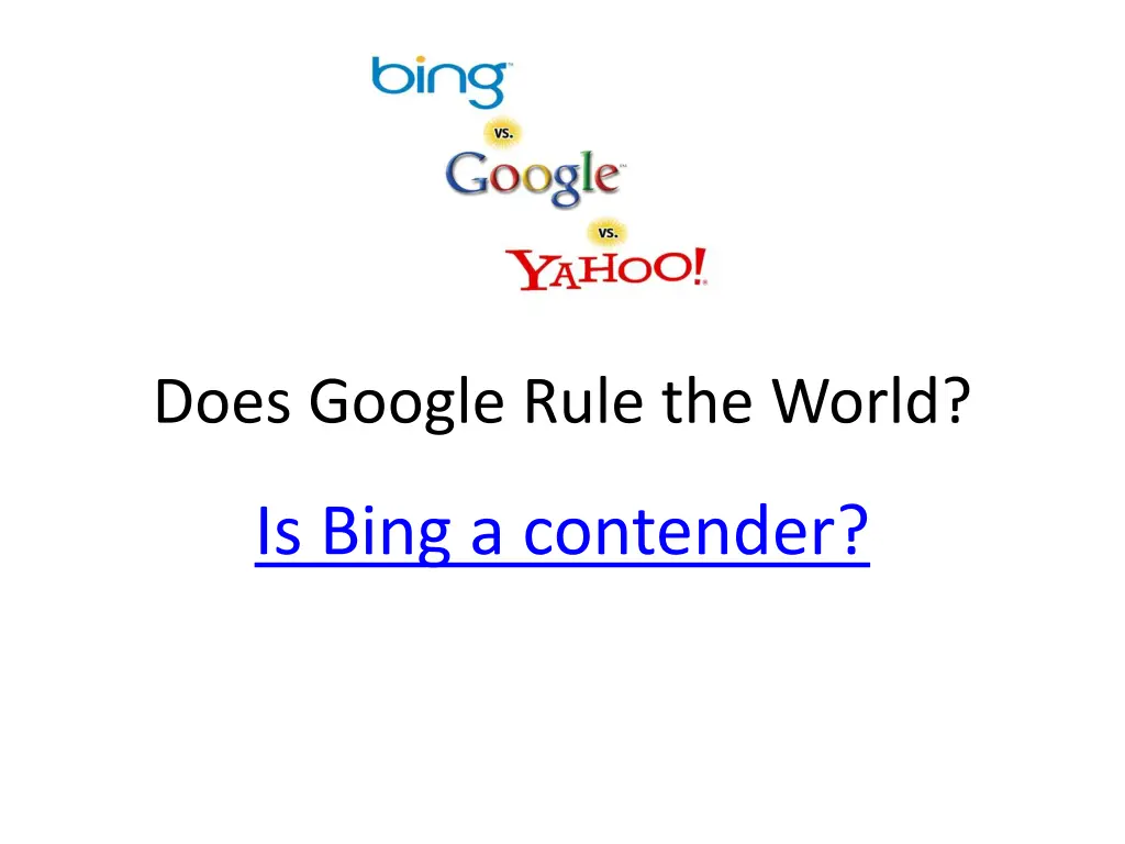 does google rule the world 10