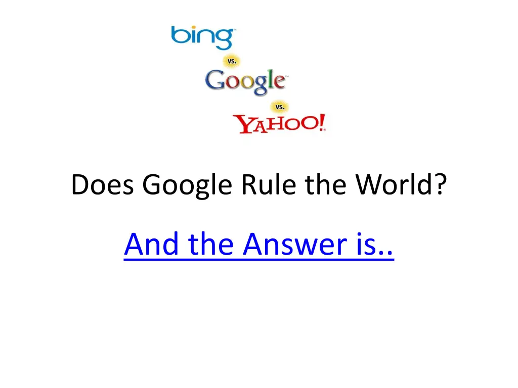 does google rule the world 11