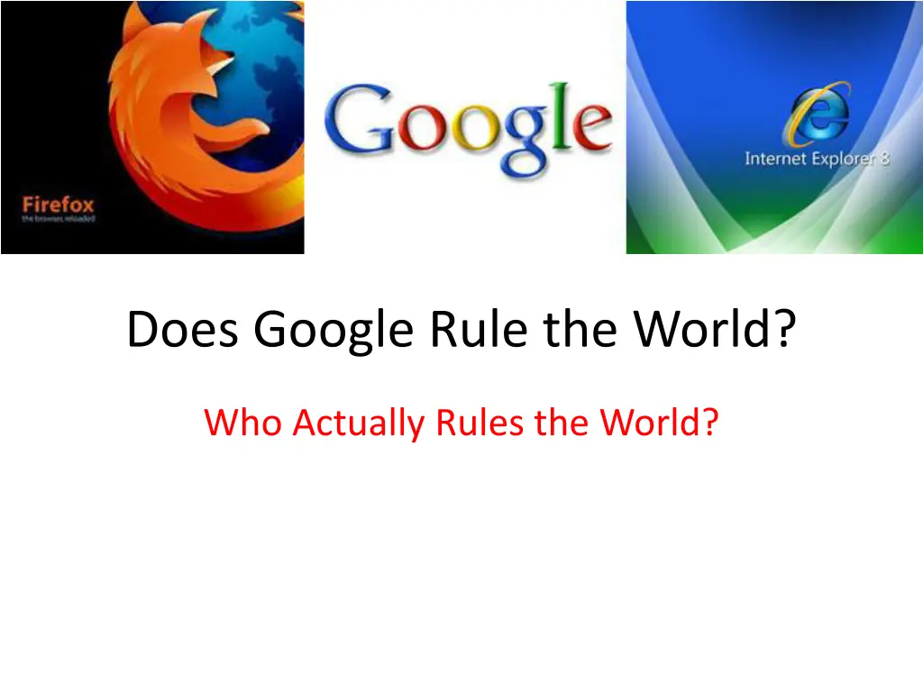 does google rule the world