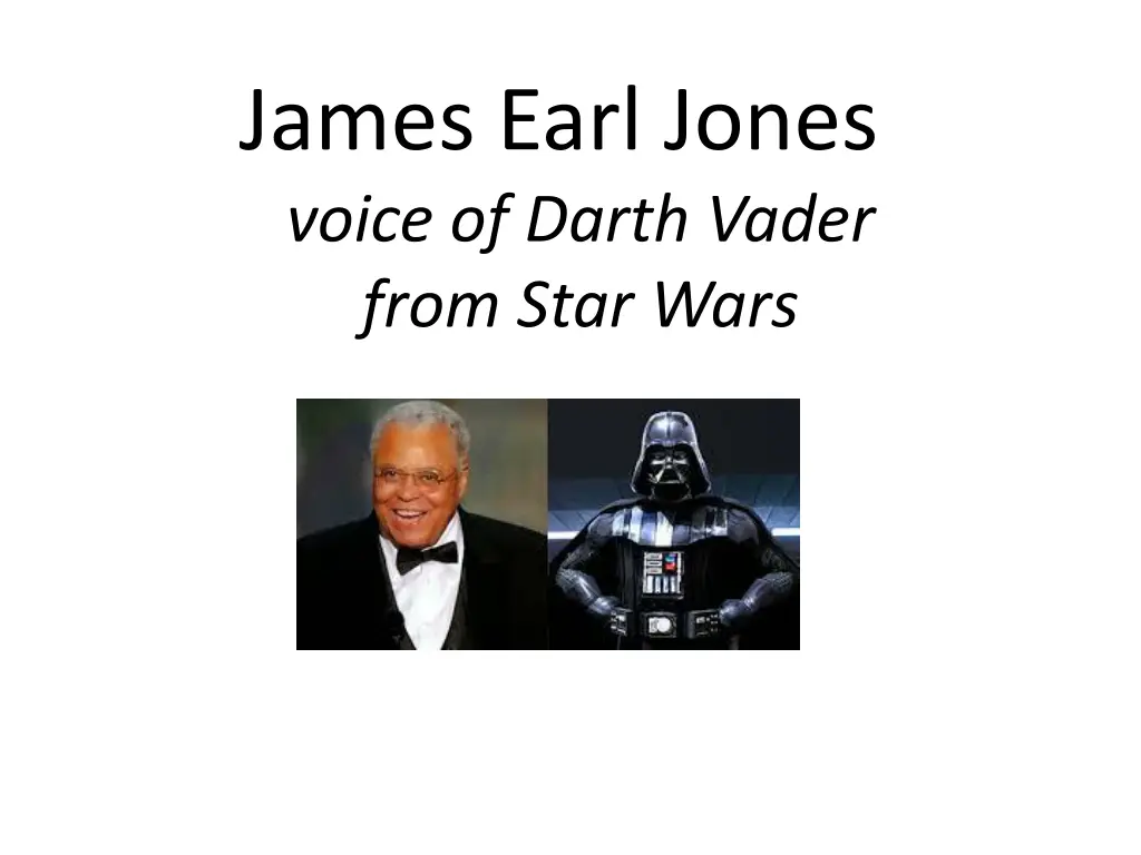 james earl jones voice of darth vader from star