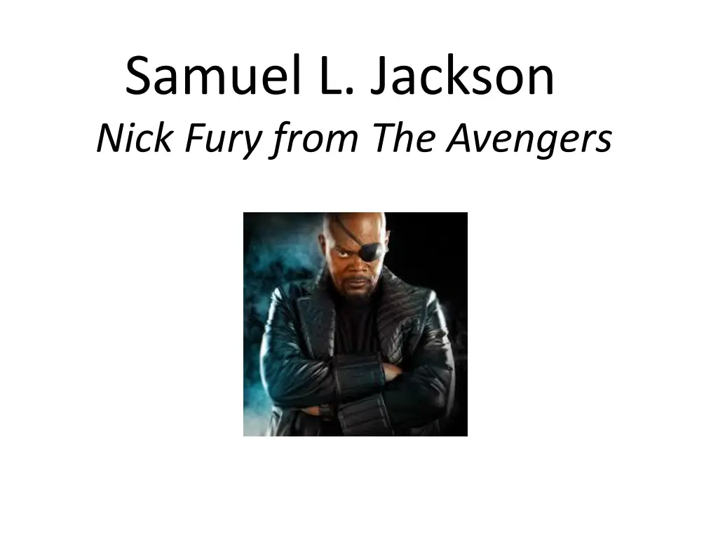 samuel l jackson nick fury from the avengers