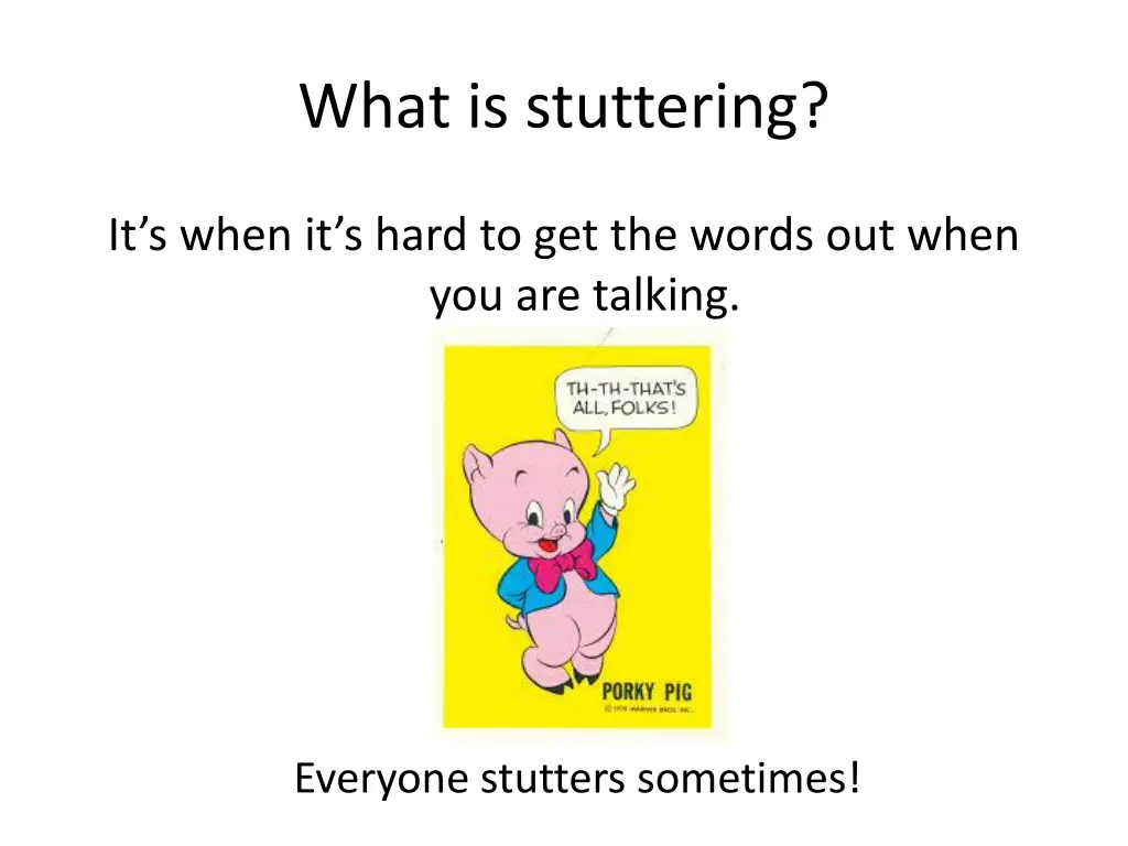 what is stuttering