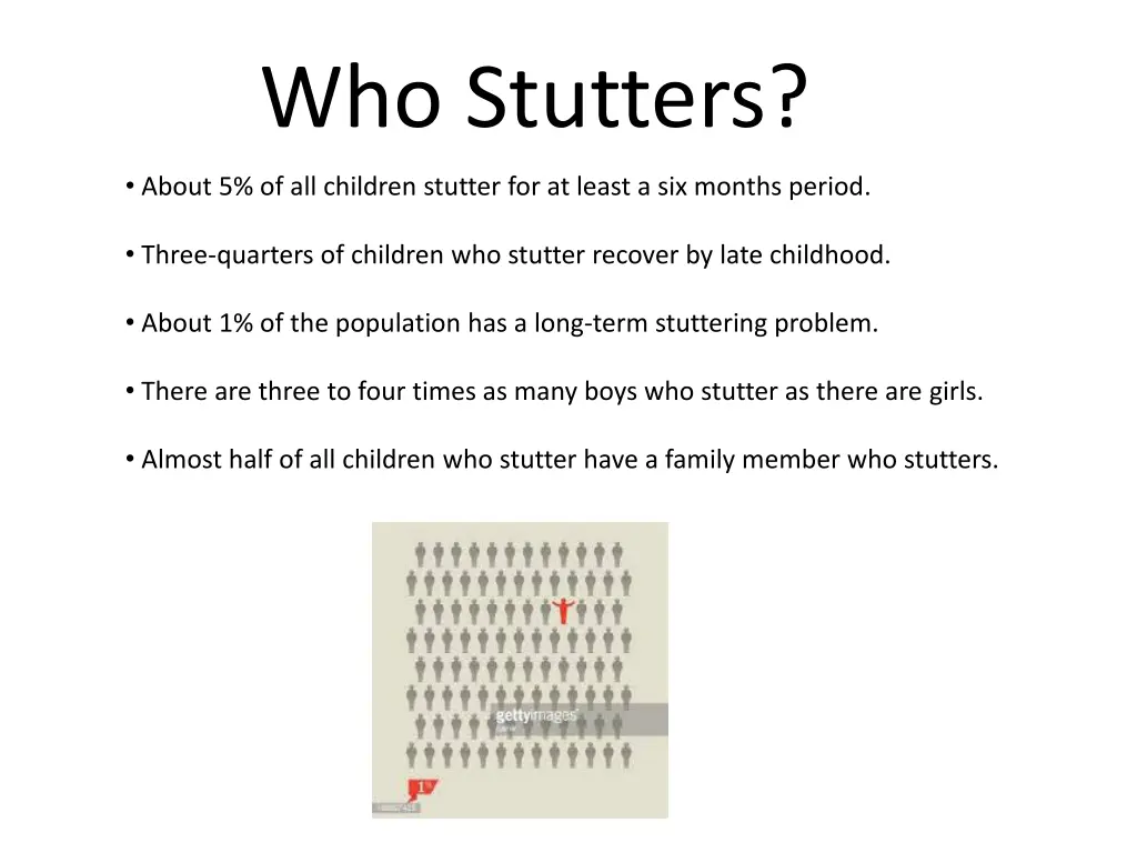 who stutters