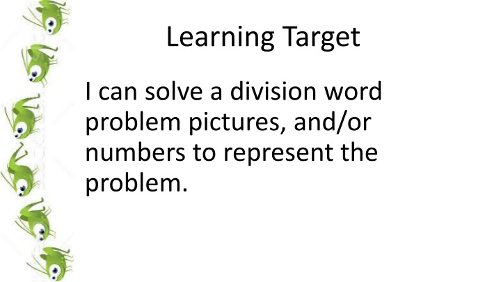 learning target