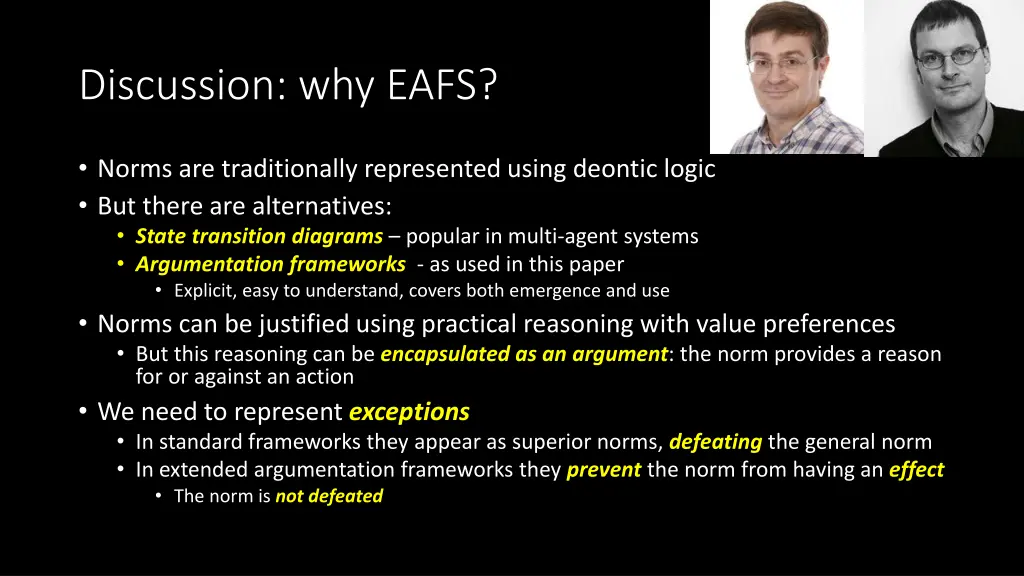 discussion why eafs