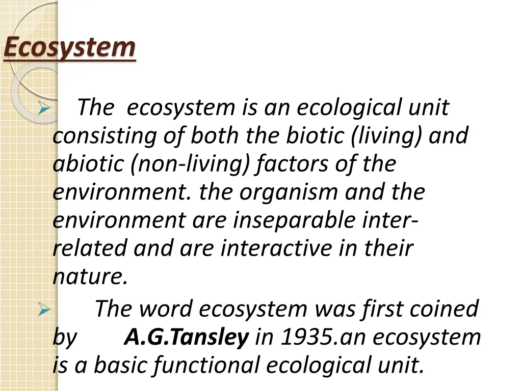 ecosystem