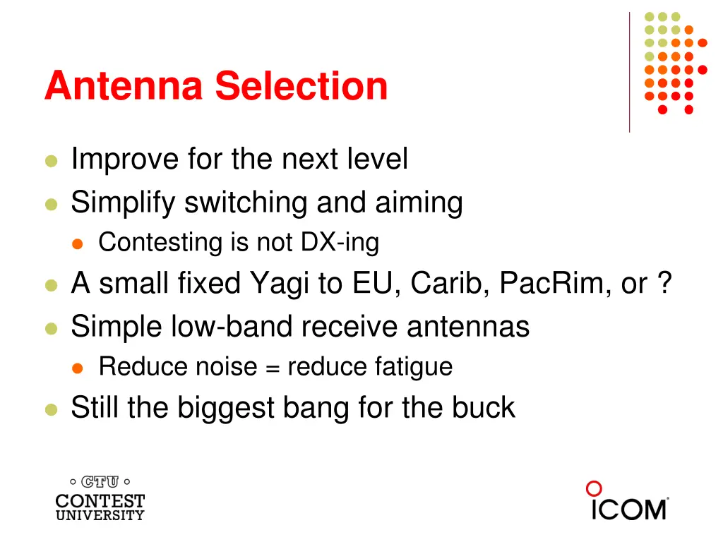 antenna selection