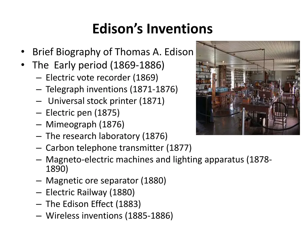 edison s inventions