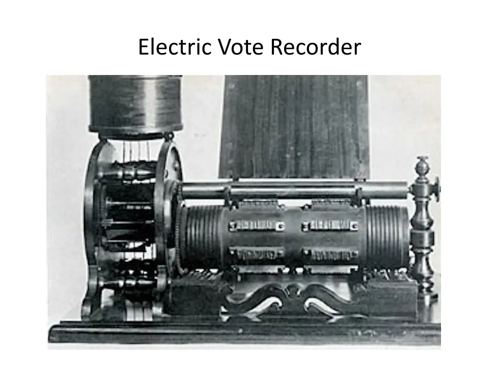 electric vote recorder