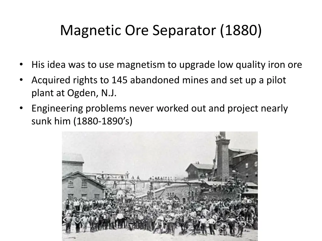 magnetic ore separator 1880