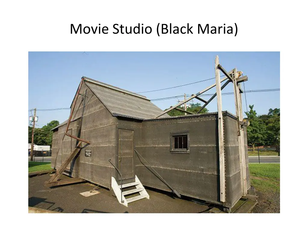 movie studio black maria