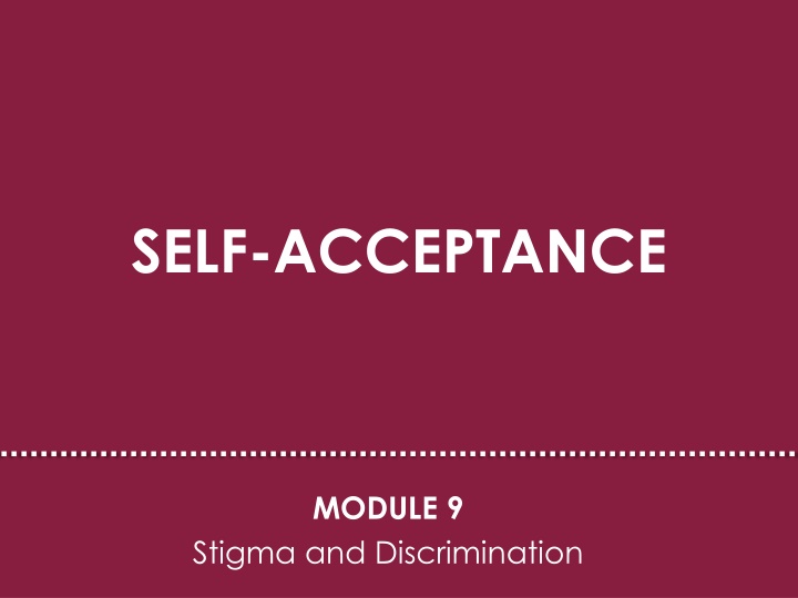 self acceptance