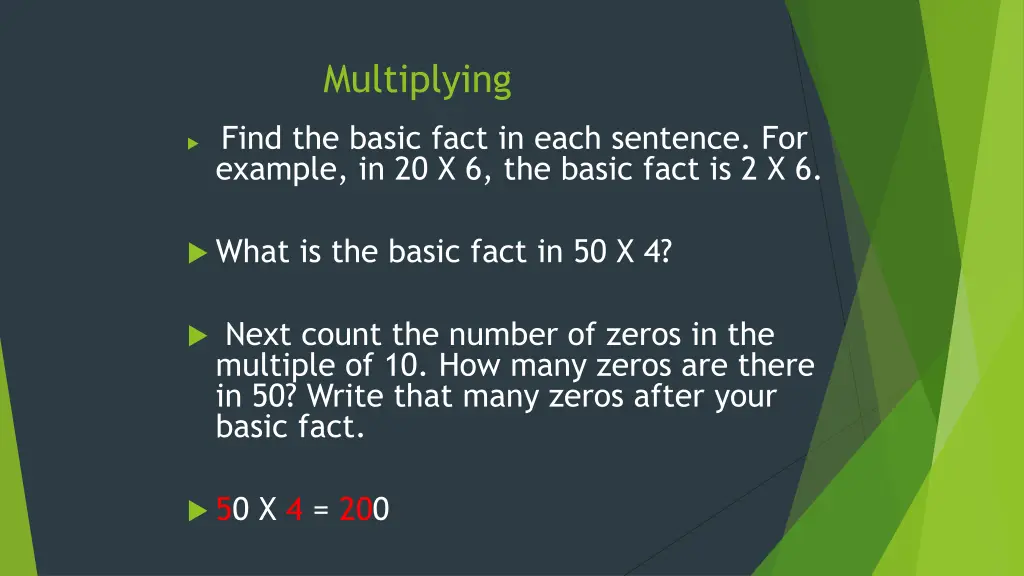 multiplying