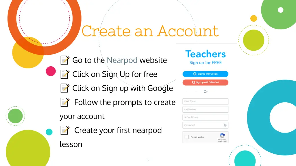 create an account create an account 1