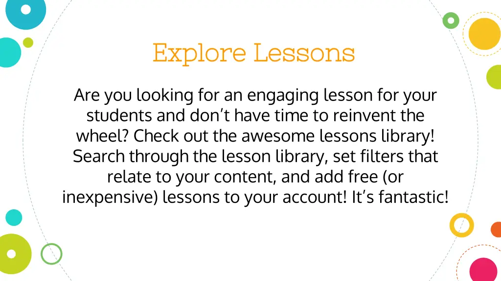 explore lessons explore lessons