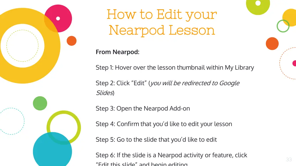 how to edit your how to edit your nearpod lesson