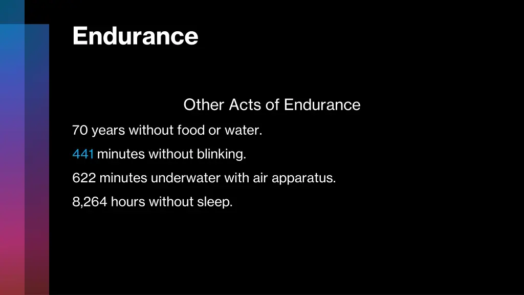 endurance 6