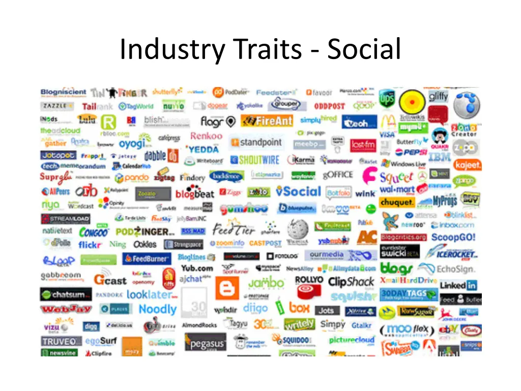 industry traits social