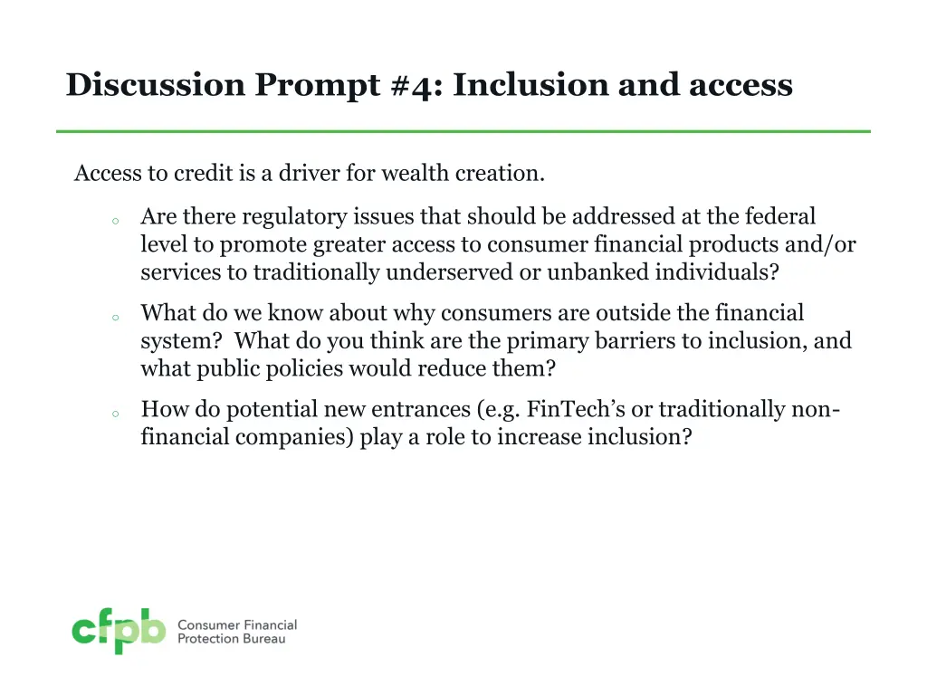 discussion prompt 4 inclusion and access