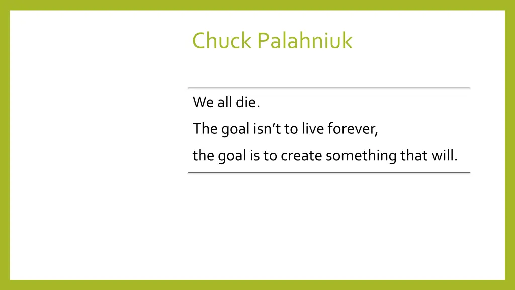 chuck palahniuk