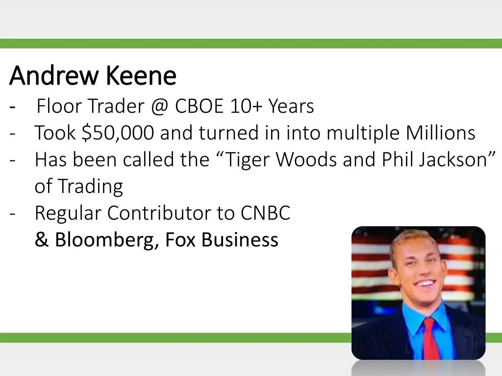 andrew keene andrew keene floor trader @ cboe