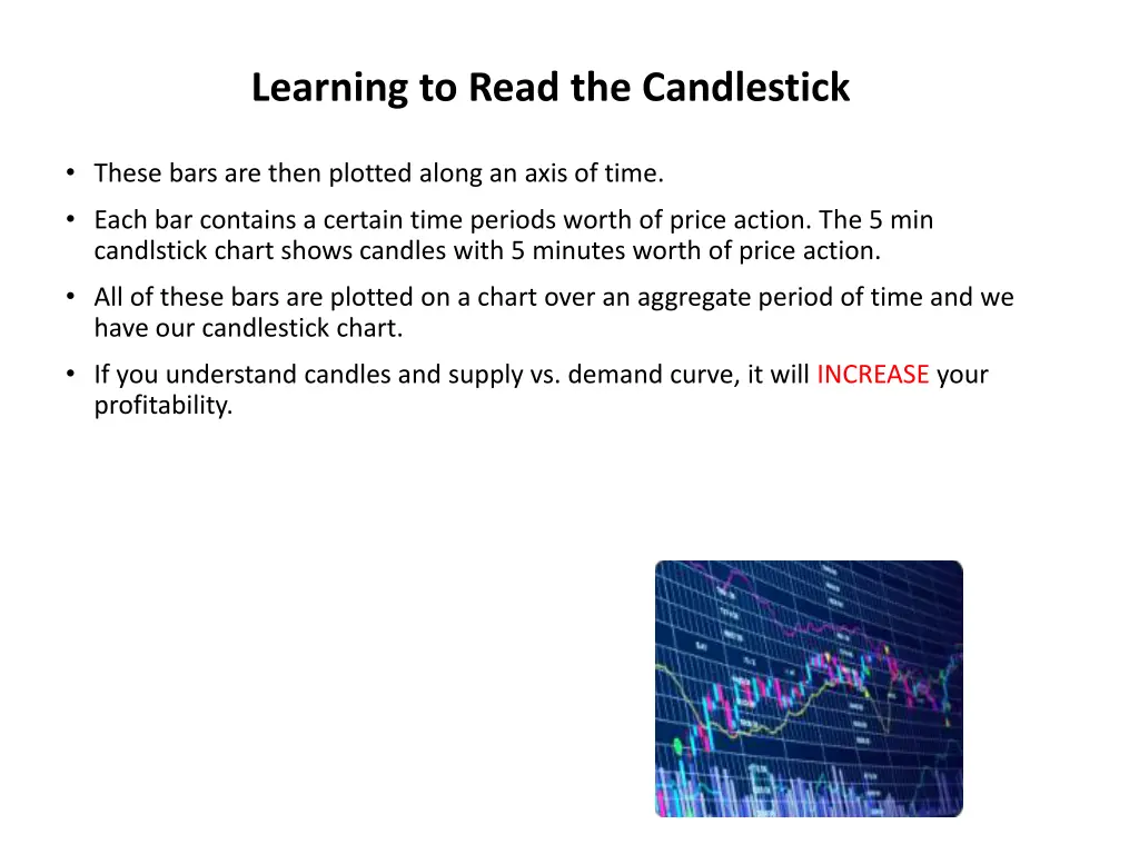 learning to read the candlestick