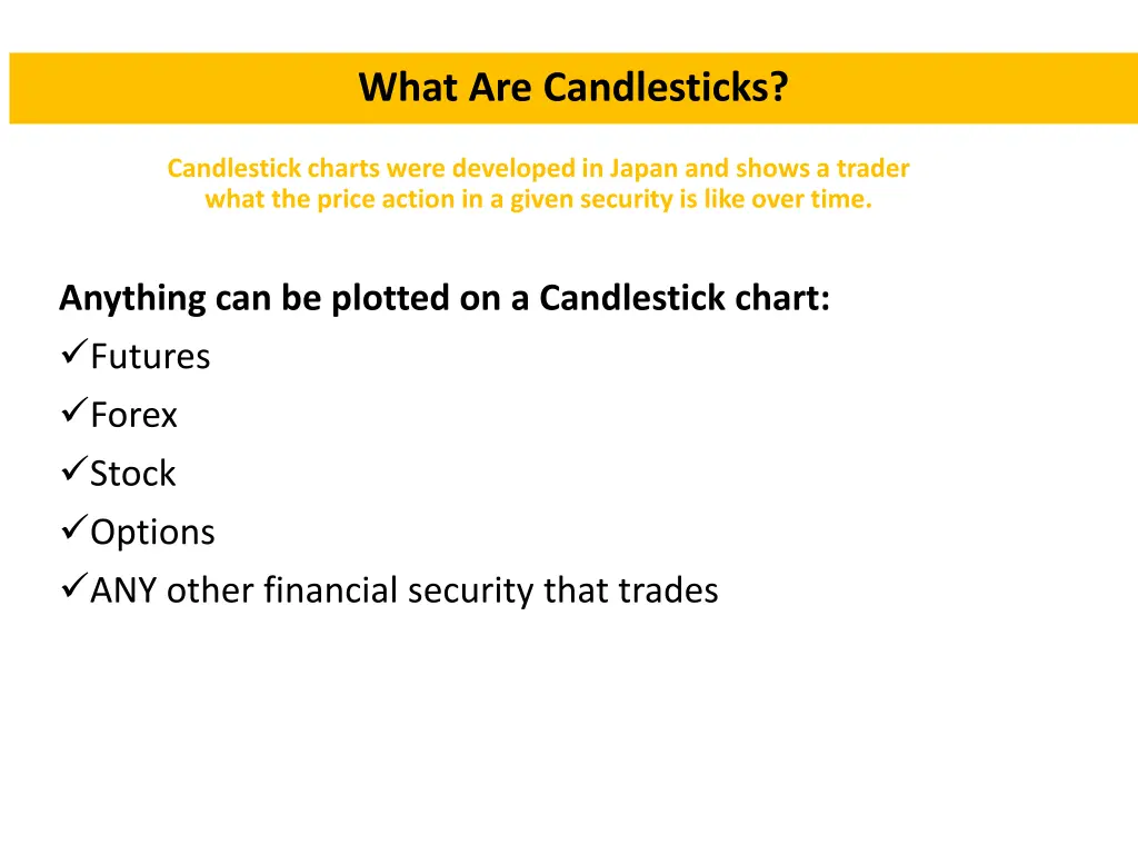 what are candlesticks