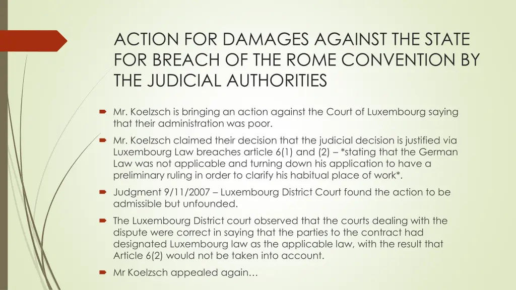 action for damages against the state for breach