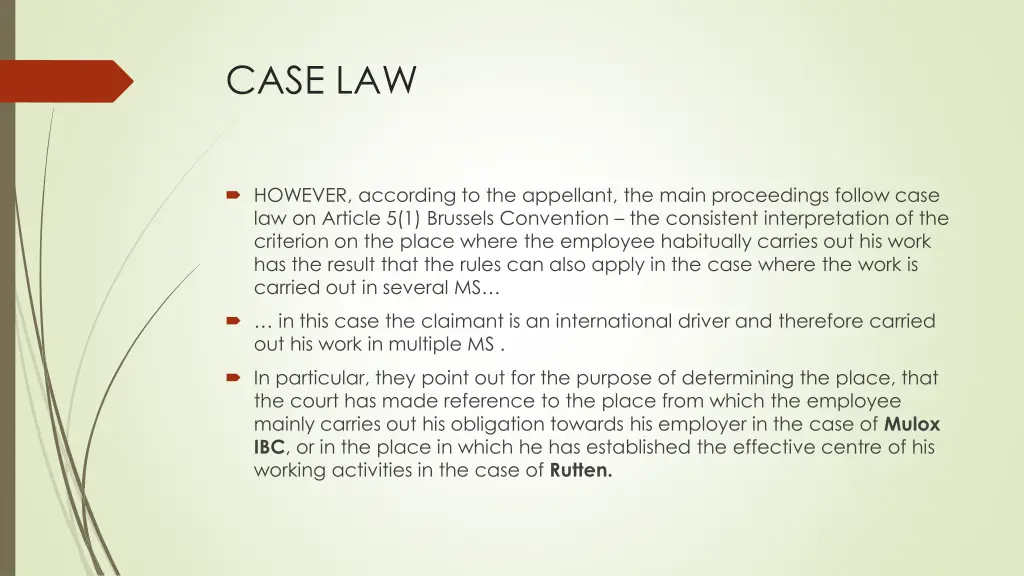 case law