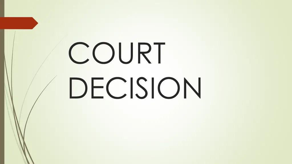 court decision