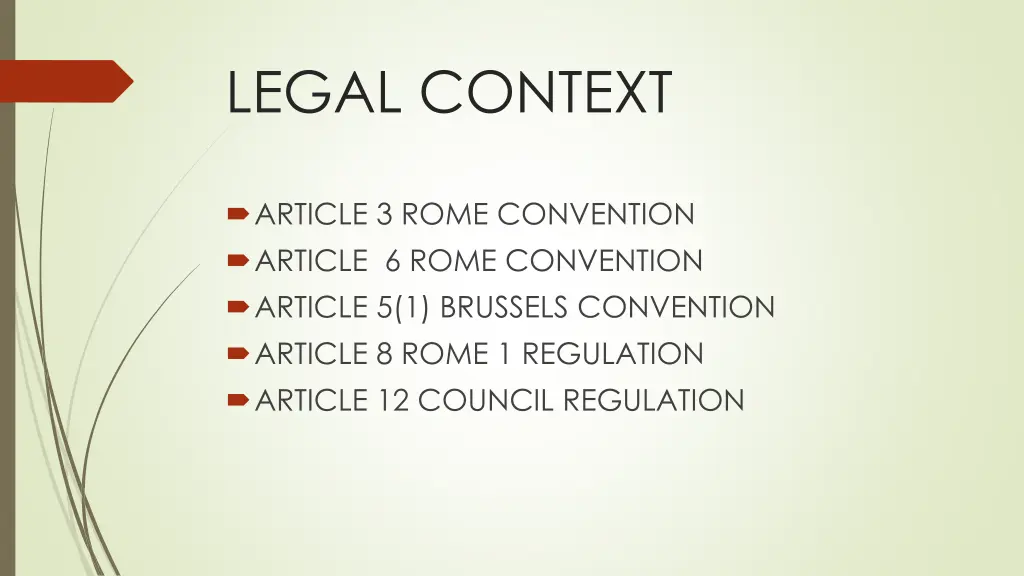 legal context