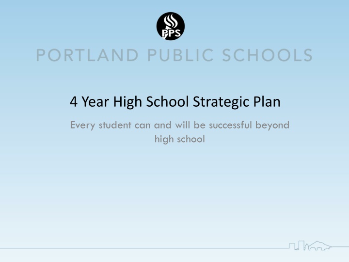 4 year high school strategic plan