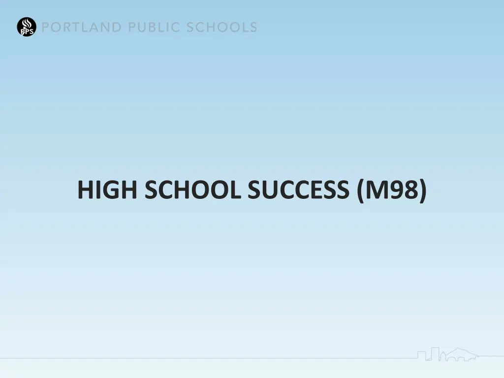 high school success m98