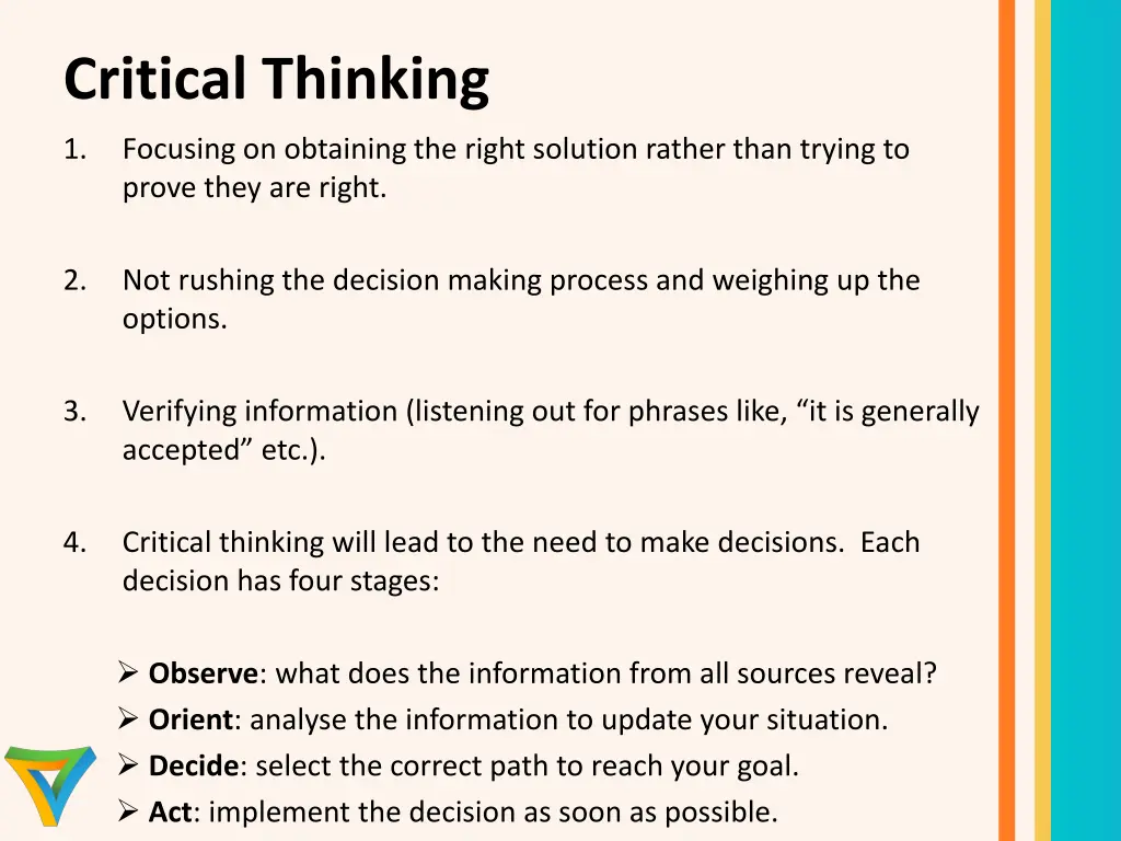 critical thinking