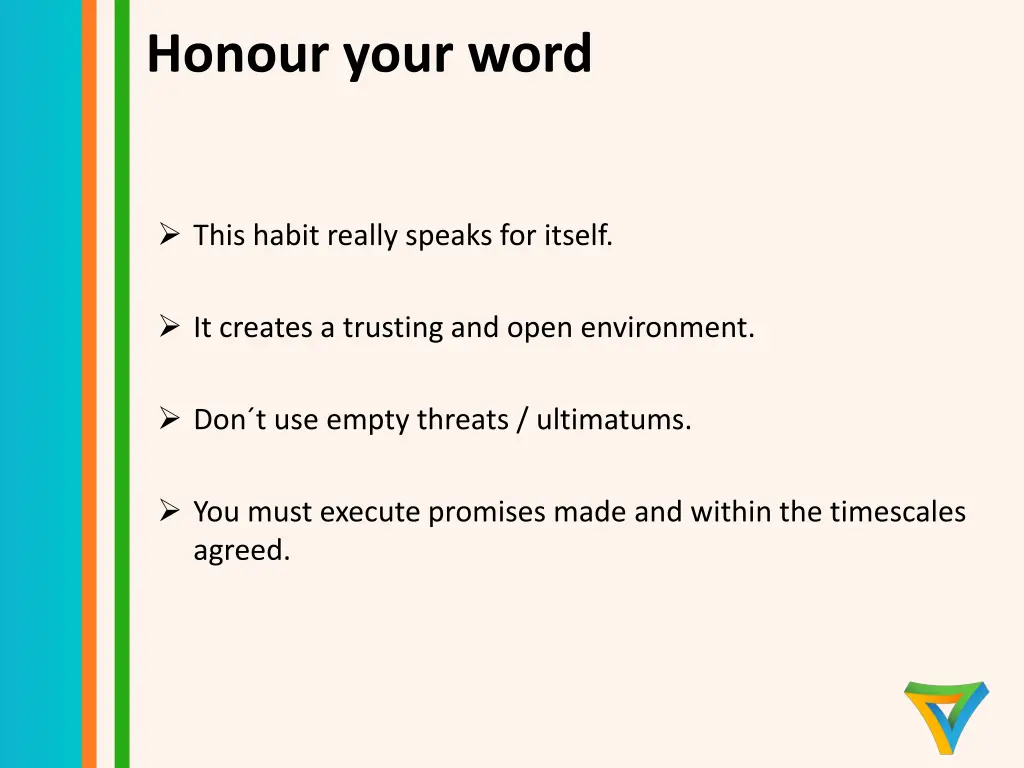 honour your word