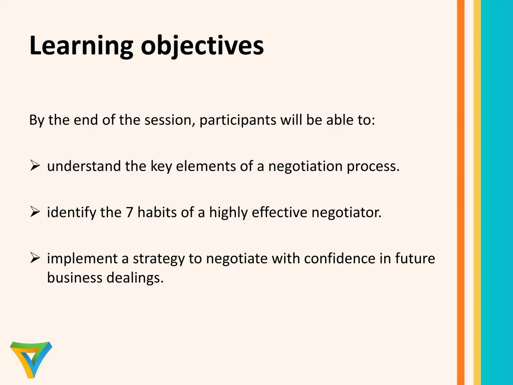 learning objectives