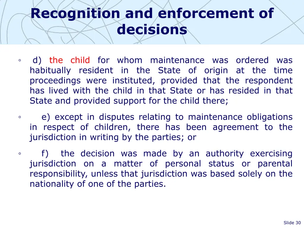 recognition and enforcement of decisions 2